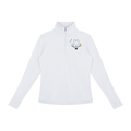 NURSE-CNA-WHITE HEART PULLOVER-CNA logo Women's Quarter-Zip Yoga Pullover add some warmth to your scrubs. 4 colors-4 sizes in this light weight pullover to wear on those days you just need a little style while you work.