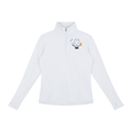 NURSE WHITE HEART PULLOVER-NURSE logo Women's Quarter-Zip Yoga Pullover add some warmth to your scrubs. 4 colors-4 sizes in this light weight pullover to wear on those days you just need a little style while you work.